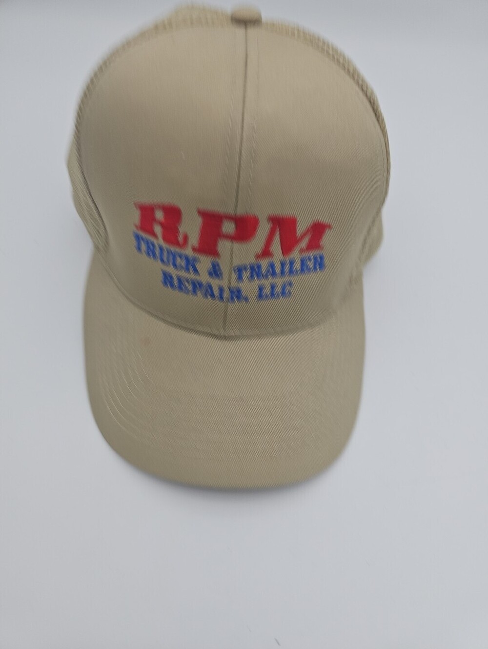 RPM Refiner Products Manufacturing Tan/multi Snapback Hat Made In USA Lakes Cap